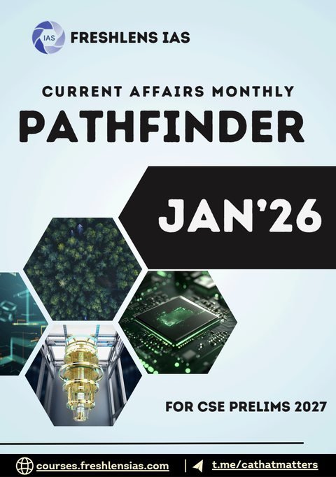 Current Affairs Pathfinder, January 2026 (Prelims 2027) cover