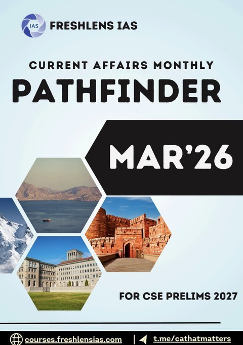 Current Affairs Pathfinder, March 2026 (Prelims 2027) cover